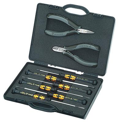 Knipex 00 20 18 ESD Gereedschapsset Electricien Incl. koffer 8-delig