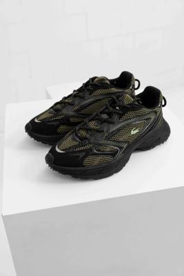 Lacoste Neo Shot 225 Sneakers Heren Zwart/Donkergroen - Maat 44 - Kleur: DonkergroenZwart | Soccerfanshop