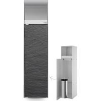 Inbouw Toiletborstelhouder met Toiletrolhouder LoooX Betegelbaar RVS CL9 Looox - thumbnail