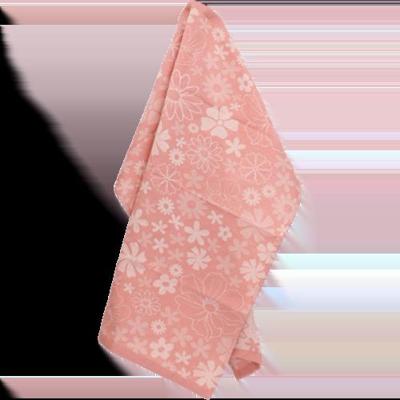 Bunzlau Castle Bunzlau Castle Flowerbed theedoek 65x65 Pink