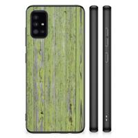 Samsung Galaxy A51 Grip Case Green Wood - thumbnail