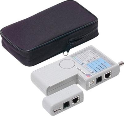 StarTech. com Professionele kabeltester RJ45 RJ11 USB en BNC kabeltester kabeltester kabeltester netwerktester