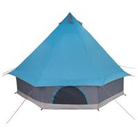 Familie Tipi Tent met dak Blauw en Grijs 400 x 346 x 250 cm - thumbnail