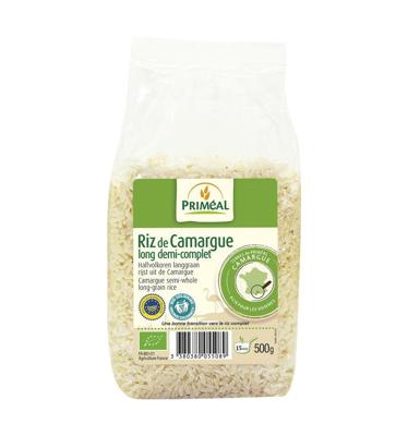 Primeal Halfvolkoren Langgraan Rijst Camargue Bio (500g)