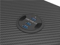 Bureau Gaming Gaming Genesis 15208690 Wit Zwart - thumbnail