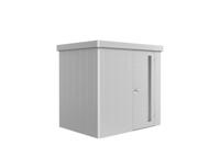 Biohort Neo 1B metalen tuinhuis enkele deur zilver 236x180 cm - thumbnail