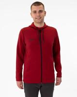JAKO 6829 Jas Met Kap Premium Basics - Rood Gemeleerd - XL - thumbnail