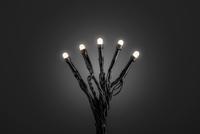 Mini LED kerstverlichting voor binnen 80 lampjes mat warm wit 23 meter - thumbnail