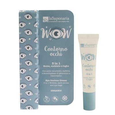 La Saponaria La Saponaria Oogcontourcreme 3-in-1 Bio (15ml)