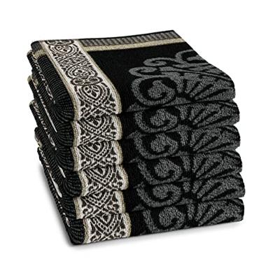 DDDDD Keukendoek Rozet grijs 6 stuks