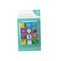 Svenska Living Magneten phone set a 12 stuks op kaart - thumbnail