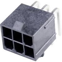 Molex 50362462 Male header, inbouw (standaard) Totaal aantal polen: 6 Rastermaat: 4.2 mm Inhoud: 1 stuk(s) Tray - thumbnail
