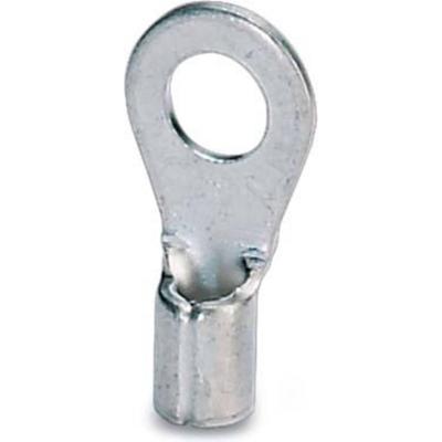 Phoenix Contact 3240083 Ringkabelschoen Dwarsdoorsnede (max.): 6 mm² Schachtdiameter: 4.3 mm Ongeïsoleerd Zilver 50 stuk(s)