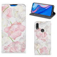 Huawei P Smart Z Smart Cover Lovely Flowers - thumbnail