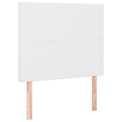 Bedframe zonder matras 120x190 cm kunstleer wit
