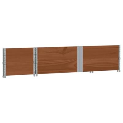VidaXL Plantenbak 150x50 cm massief grenenhout bruin