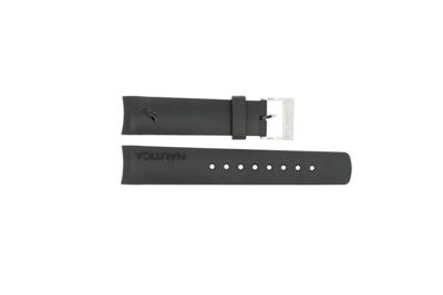 Horlogeband Nautica A31503G / A31506G / A12626G / A17579G Rubber Zwart 22mm
