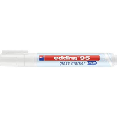 Viltstift edding 95 glasbord rond 1.5-3mm wit