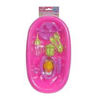 New Born Baby poppenbadje met accessoires - thumbnail