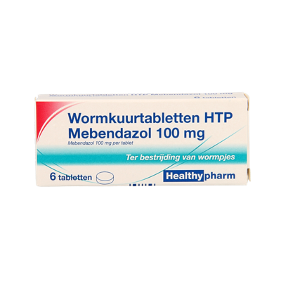 Healthypharm Mebendazol/wormkuur 100 Mg 6 Tabletten Healthypharm