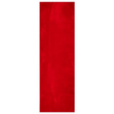 VidaXL Vloerkleed huarte laagpolig zacht wasbaar 80x250 cm rood