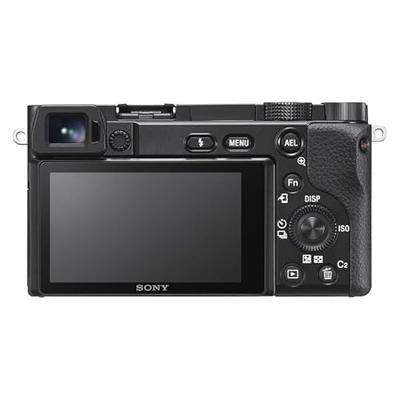 Sony Alpha 6100 APS-C spiegelloze camera, snelle 0,02 s autofocus met oogherkenning voor mens en dier, 4K-filmopnames en kantelbaar display