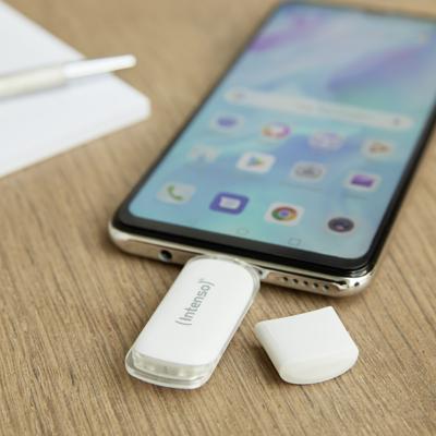 Intenso Flash Line USB-stick Wit 128 GB USB-C