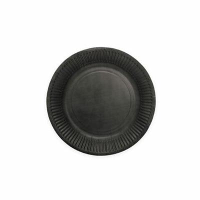 Feestbordjes Zwart 18 cm (8st)