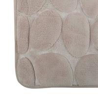 MSV Badkamerkleedje|badmat - kiezel - vloer - beige - 50 x 80cm - thumbnail