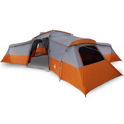 Tent Grijs en oranje Large Polyester en glasvezel