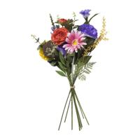 Boeket kunstbloemen - multikleur - 60 cm - thumbnail