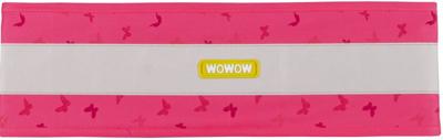 Wowow reflectieband Nutty Wrap 95 cm polyester roze