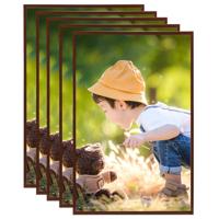 VidaXL Fotolijsten 5 st voor wand of tafel 70x90 cm mdf bronskleurig - thumbnail