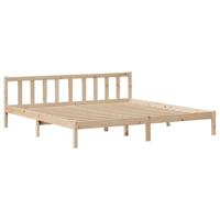 Bedframe zonder matras massief grenenhout 200x200 cm - thumbnail