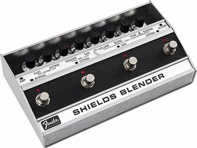 Fender Shields Blender analoge fuzz met twee kanalen en drie octaven