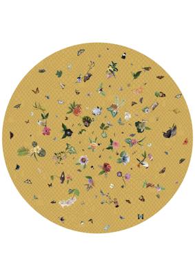 Moooi Carpets - Garden of Eden Yellow - 350 rond Vloerkleed