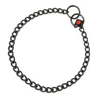Hondenhalsband Hs Sprenger Zwart 2,5 mm Schakels Kort (50 cm) - thumbnail