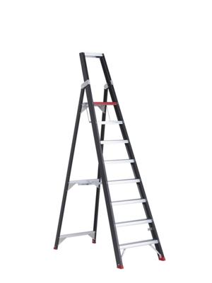 Altrex enkel oploopbare trap - Taurus - TGB 8 - max. werkhoogte 3,90 m - 1 x 8 treden