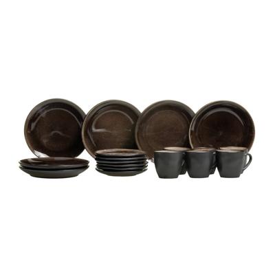 Studio Tavola Koffieset Dark Brown 18-Delig