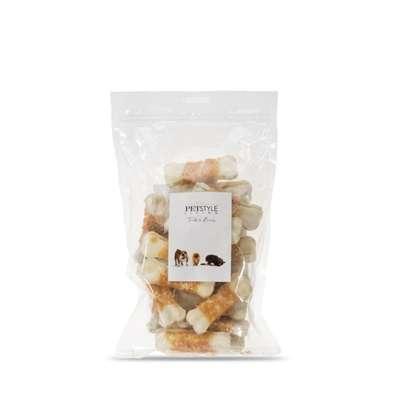 Petstyle Living Geperst Bot met Kip - Hondensnacks - 20 Stuks - 7,5cm