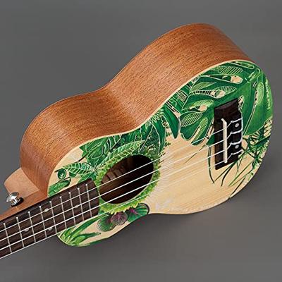Cascha HH 2602 Sopran Art Series Leafy sopraan ukelele set