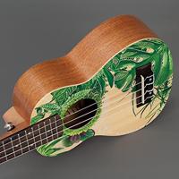 Cascha HH 2602 Sopran Art Series Leafy sopraan ukelele set - thumbnail