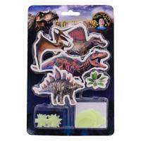 Johntoy Glow dino muurstickers - thumbnail