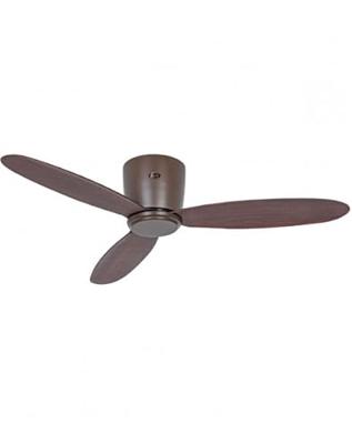 CasaFan ECO PLANO II 132 BZ-NB WiFi Flügel Nussbaum Plafondventilator 28 W (Ø x h) 132 cm x 160 mm Brons Met afstandsbediening, Timer, Met wintermodus,