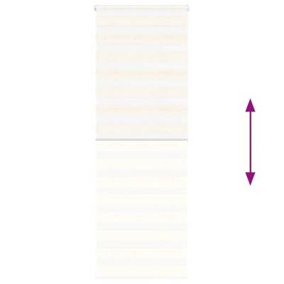 VidaXL Zebra rolgordijn 75x200 cm stofbreedte 70,9 cm marmerbeige