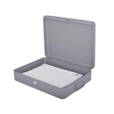 Documentenkist pavo 370x280x90mm donkergrijs