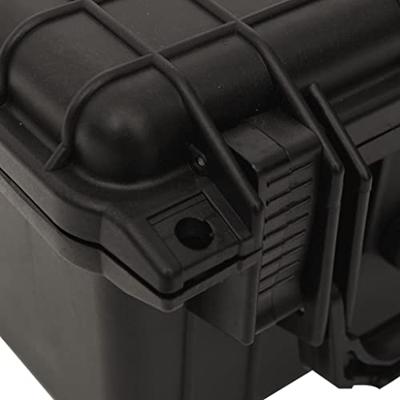 VidaXL Flightcase draagbaar 27x25x18 cm pp zwart - thumbnail