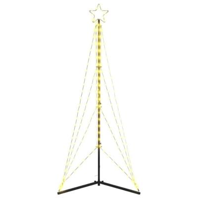 VidaXL Led-kerstboom 363 leds warm wit 182 cm