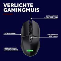 Trust GXT 109 Felox Zwarte Gaming Muis - thumbnail