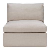 Ethnicraft Modulaire Bank 'Mellow' 1-zits, kleur Ivory - thumbnail